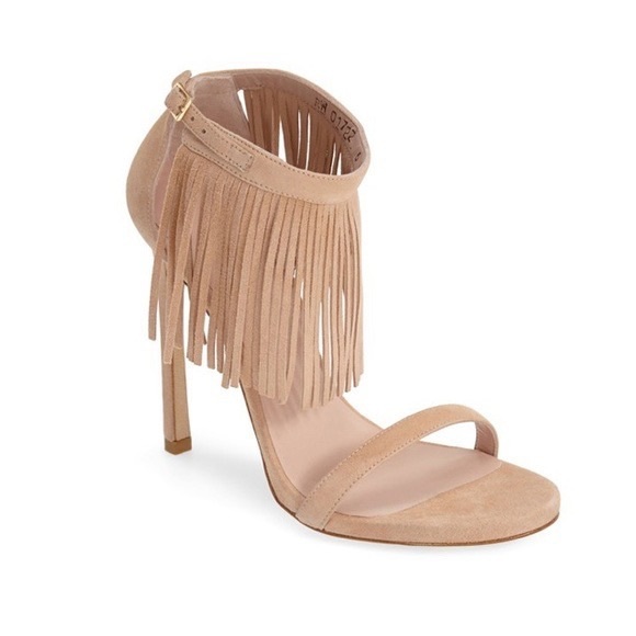 Stuart Weitzman Lovefringe sandals, size 9.5 - Picture 1 of 6